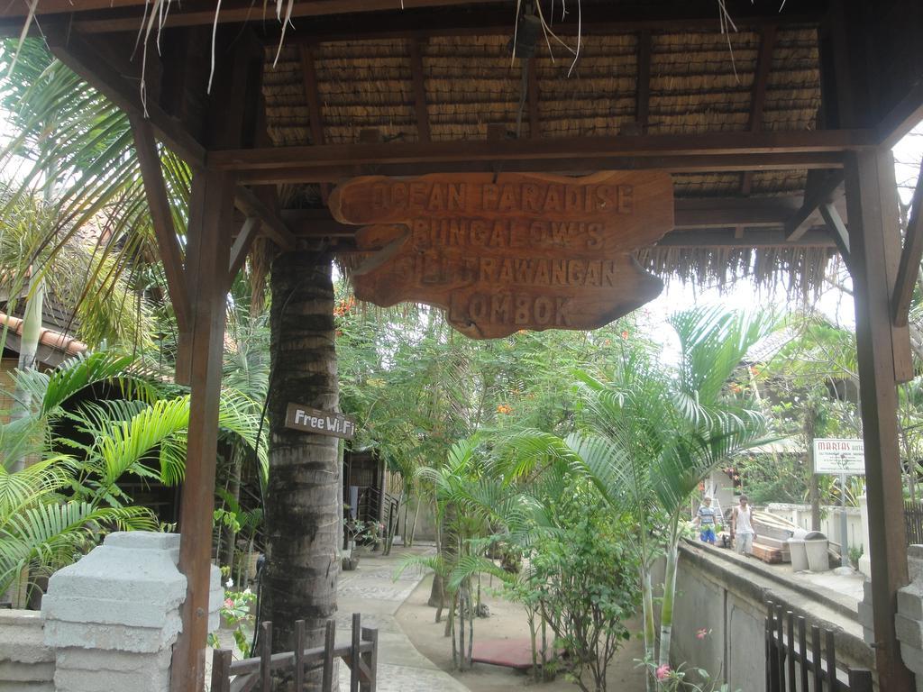 Oceane Paradise Bungalow Gili Trawangan Eksteriør bilde