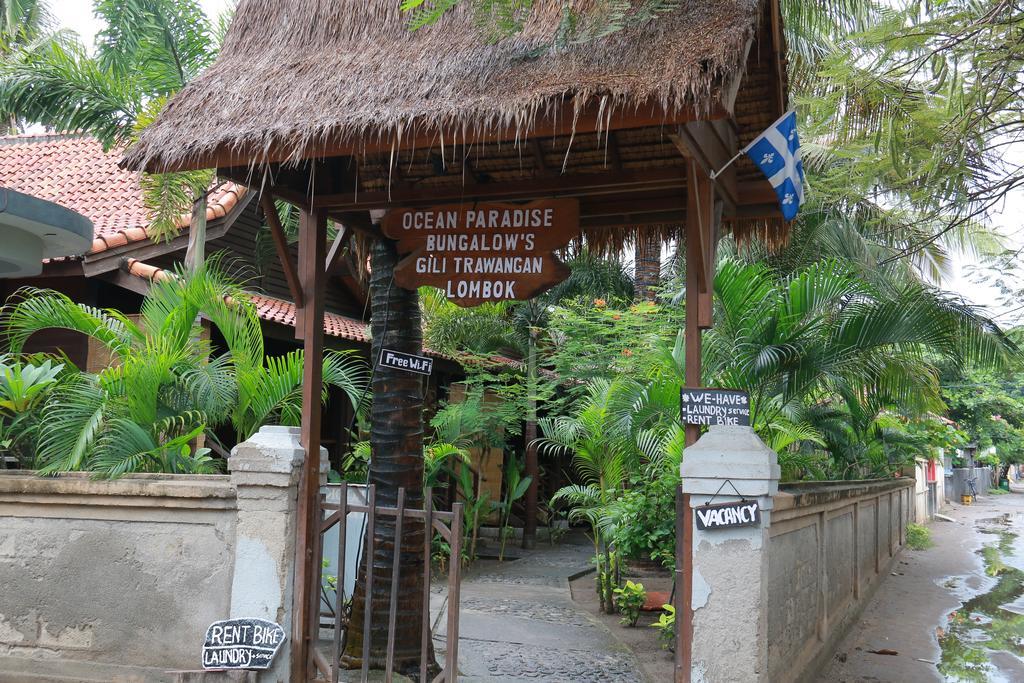 Oceane Paradise Bungalow Gili Trawangan Eksteriør bilde