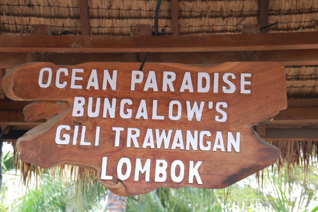 Oceane Paradise Bungalow Gili Trawangan Eksteriør bilde