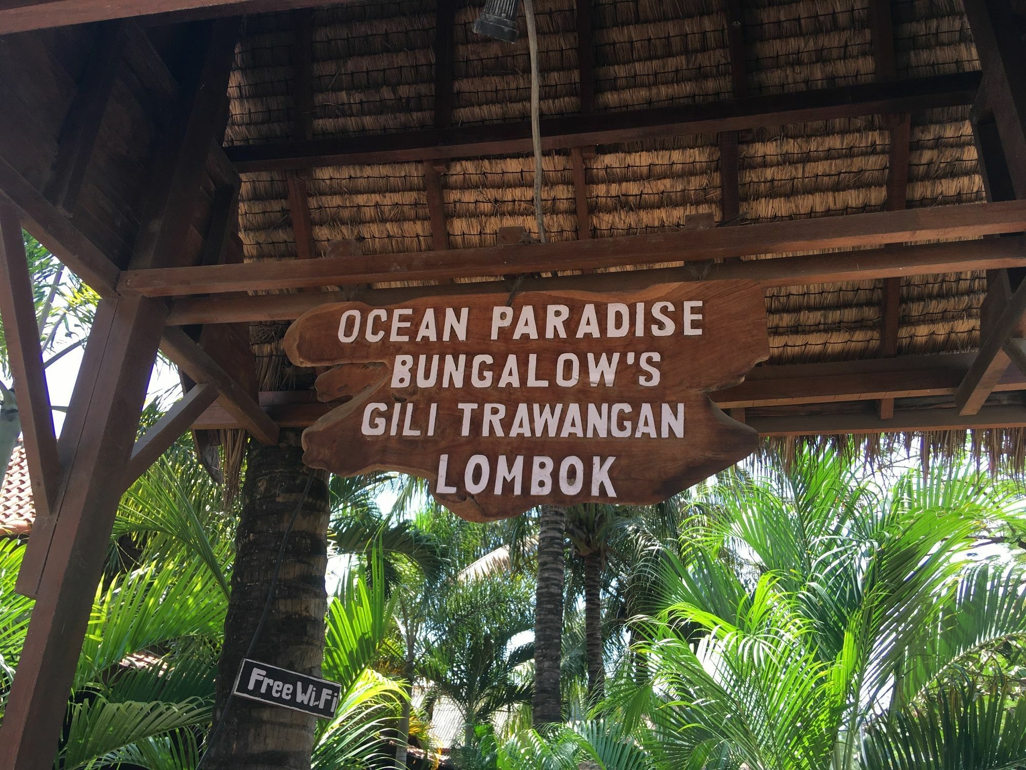 Oceane Paradise Bungalow Gili Trawangan Eksteriør bilde